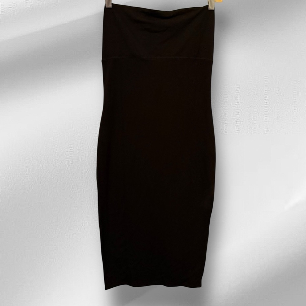 Chaser Black Strapless Dress nwt